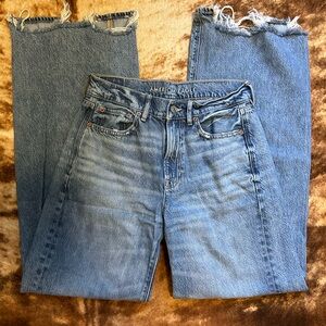 American Eagle Baddy Wide Leg Jeans 4L